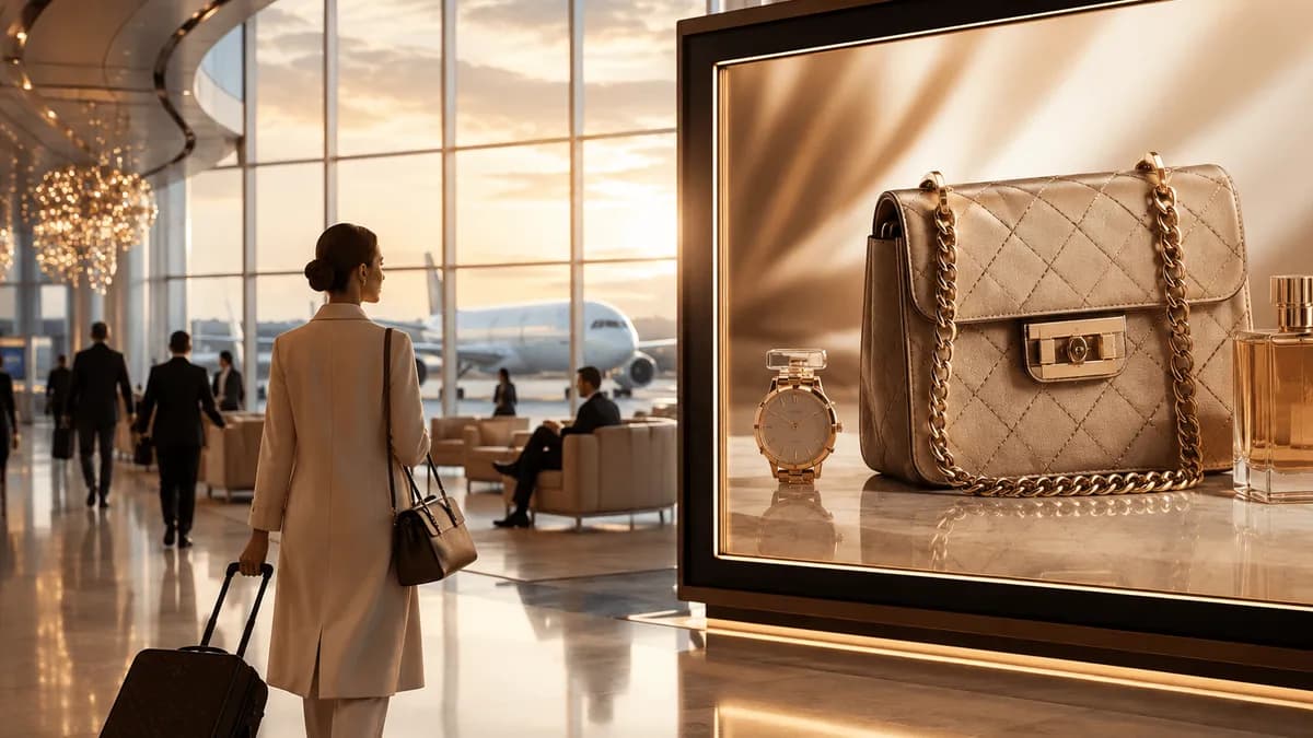 Why Is Airport Advertising Ideal for Luxury Brands?
