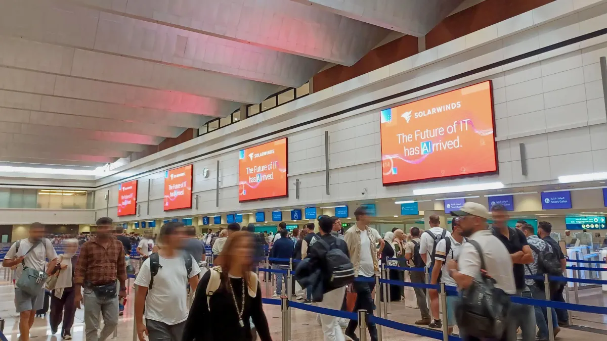 SolarWinds Activates a High-Impact Programmatic Campaign at Dubai International Airport Terminal 1
